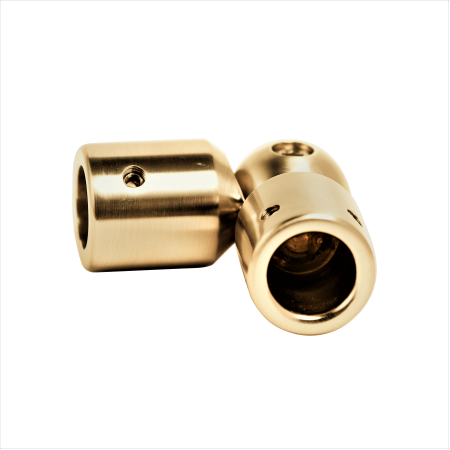 Conector stabilizare  teava-teava, reglabil gold