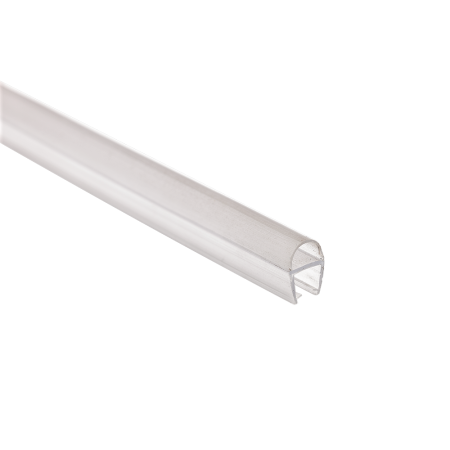 Garnitura de etanșare  cu bulb 90°/180° (8mm),  transparent