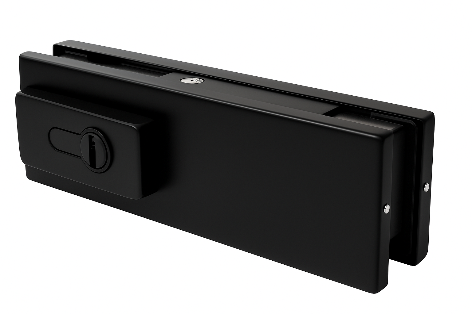 Încuietoare de colț, cu ac  rotund black