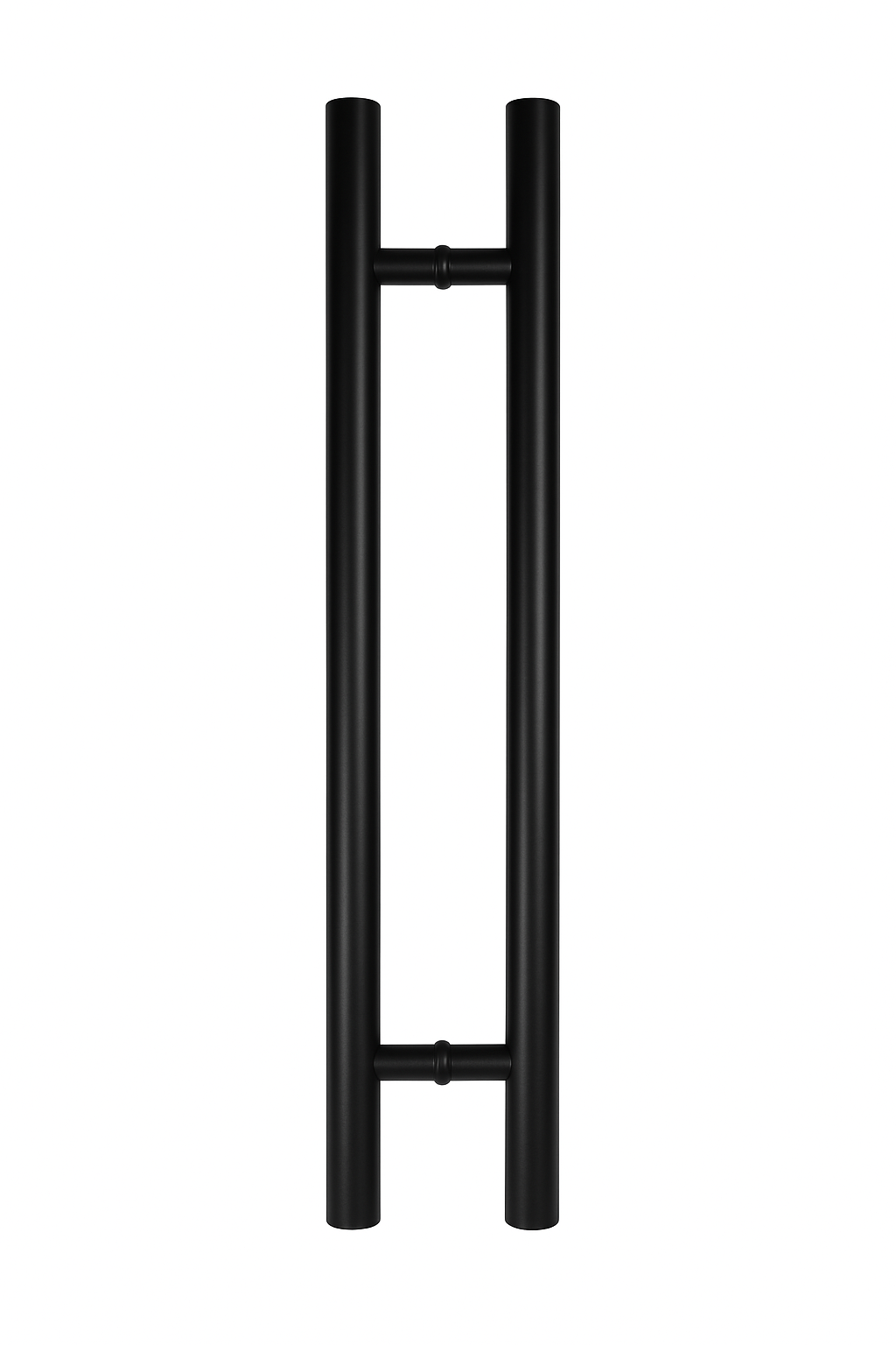 Mâner inox tip H (bilateral) (h-1200mm, int-900mm;  Ø32mm), black